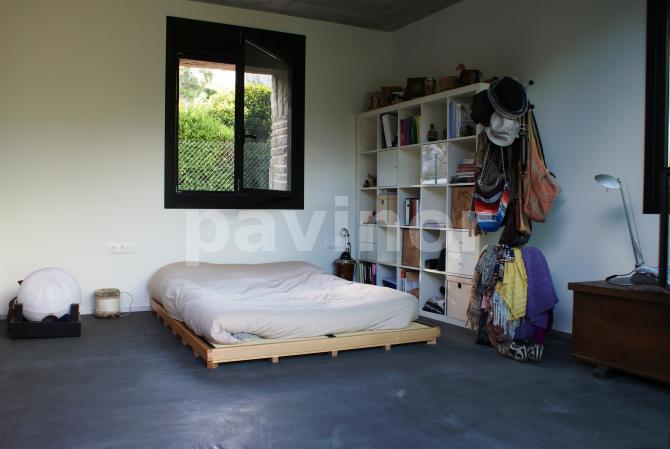 Dormitorio pavimento continuo pavinox